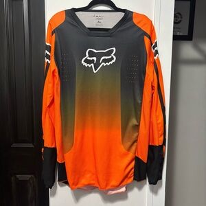 Fox 180 Leed Orange & Black Motocross Jersey